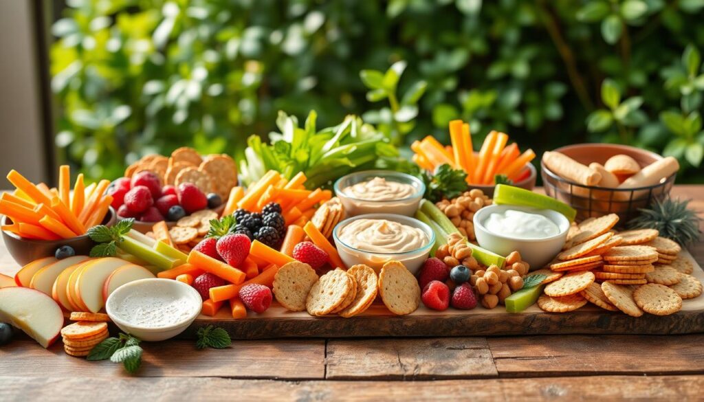 Gesunde Snackauswahl