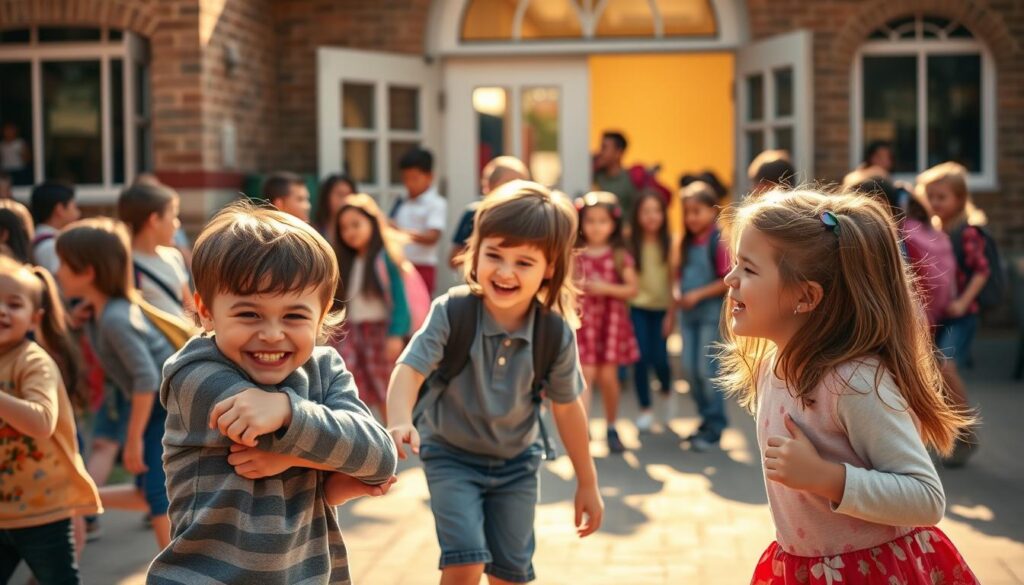 Schulalltag Geschwister